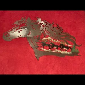 Metal Horse wall art